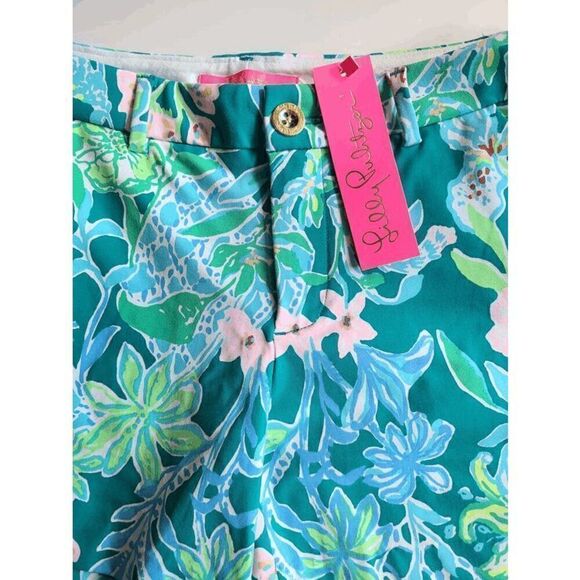 💚🌴 LILLY PULITZER 5" Callahan Mid Rise Stretch Short with Pockets SIZE 2 NWT - Picture 13 of 16